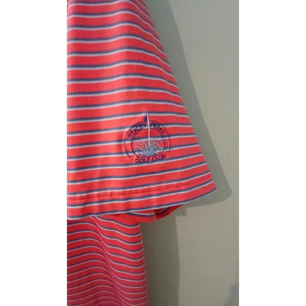 Fairway Greene Mens XL Golf Polo Shirt Pink Performance Stretch Moisture Wicking - Picture 6 of 6